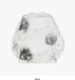 Faded washed vintage crack long sleeve