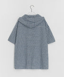 [unisex] Vults Vintage Over Check Hood Shirt