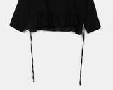 Harsh See-through Frill Strap Layered Blouse