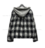 Royke Damage Hooded Check Shirt
