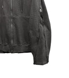 Kale Rail Zipper Hooded Zip-Up