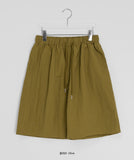 [unisex] Buh Summer Nylon Banding Bermuda Pants