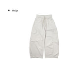 Limin Curve Pintuck Banding Cargo Pants