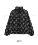 Ropin Flower See-Through Windbreaker Jumper