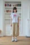 Cherry Bestie Crop Short Sleeve Tee