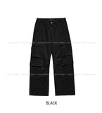 Deep multi 4 pocket wide cargo pants
