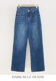 Daron Back Pocket Wide Denim Pants