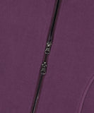 PIGMENT STRIPE MIXED ZIP UP HOODIE