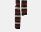 Oleun Stripe Color Matching Knit Muffler
