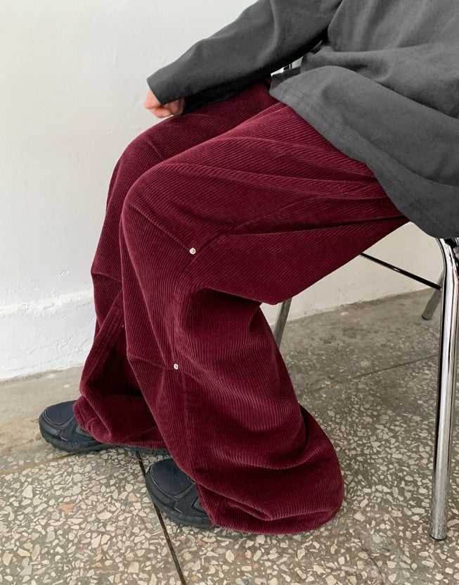 【BAON】Dommel corduroy rivet parachute pants BAON】Dommel corduroy rivet parachute pants (BAON/パンツ