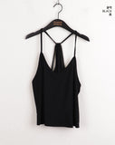 Mayata Vintage Halter Strap Point Layered Sleeveless