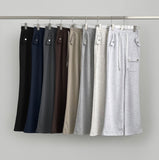 Side Pocket Semi Bootcut Banding Pants