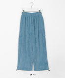 [BAONHAUS] Pomp corduroy cargo banding pants