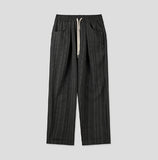 Seilen Stripe Banding Wide Slacks