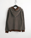 Nakita Stripe Hooded Knit