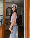 Philly cutting wide crop sleeveless