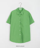 Praki Color Basic Over Short Sleeve Shirt