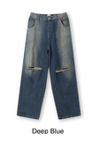 Peber Damage Banded Denim Pants