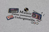 Music Moments Embroidered Hoodie
