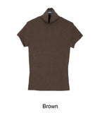 Seo Tencel Turtleneck Short Sleeve T-shirt