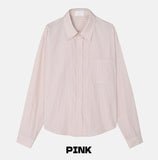 Drawy Stripe Crop Shirt