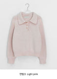 Kimmiver Half Open Collar Knit