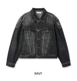 Theron Deep Washing Denim Jacket