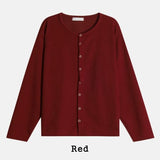 Leaf Crop Knit Cardigan