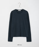 Yocco Round Cotton Basic Long Sleeve Tee