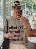 Butter printing short sleeve t-shirt