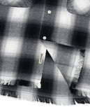 CUT OFF FLANNEL CHECK SHIRT