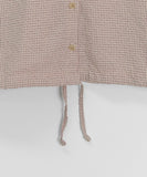 Nero String Check Hood Shirt