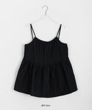 Shinku Back Ribbon Quilted Sleeveless Blouse