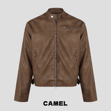 Kien Vintage Trackline Leather Jacket