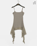 Rating Frill Unbalanced Sleeveless
