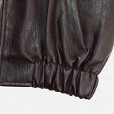 Lokia Crop Leather Jacket