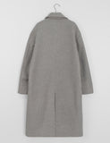 [unisex] Sticky Double Long Wool Coat - Wool 61