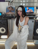 [U-BASIC] Boldy Line Ribbed Crop Sleeveless