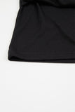 Vera halter top layered crop long sleeve