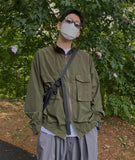 Two-Way Nylon Pocket Wind Jumper