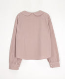 Mecon Round Collar Button Blouse