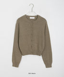 Lones Round Crop Knit Cardigan