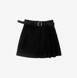 Marken Half Pleated Skirt (Belt Set)