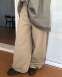 Kenu Cutout Balloon Wide Cotton Pants