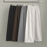 Two-Way Thick Brushed Cut Jogger Wide Banding Pants