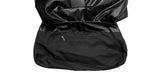 Fluffy padded buckle shoulder bag