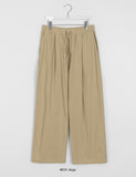 [unisex] Sicuro Banding Wide Cotton Pants