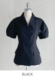 Kane Puff Collar Short Sleeve Jacket
