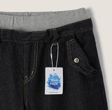 Onu Sagging Banding Layered Denim Pants