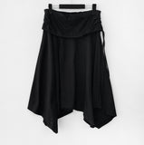 Kent unbalanced midi skirt